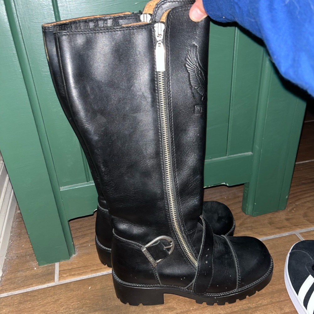 Harley Davidson Motorcycle Riding Boots Size 5.5